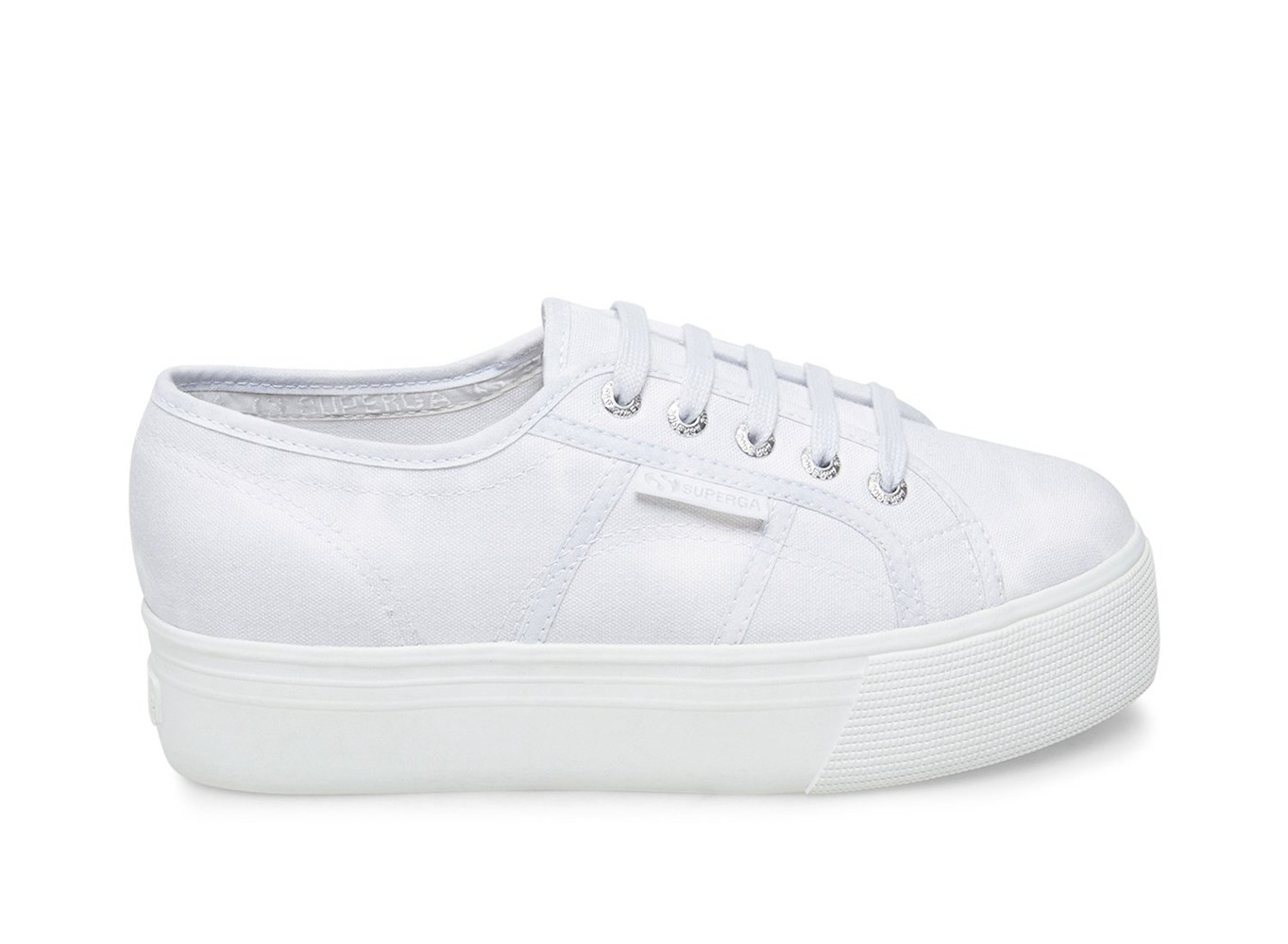 Superga Plataforma Mujer Blancas - 2790 Fantasy Cotw - 068175AOR